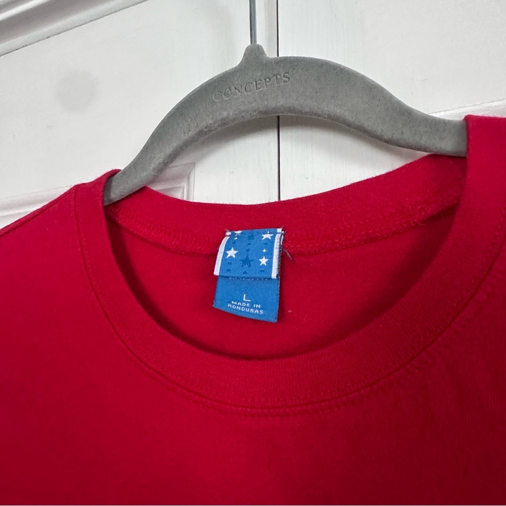 Red Rhinestone Firework Tee - Picture 6 of 10